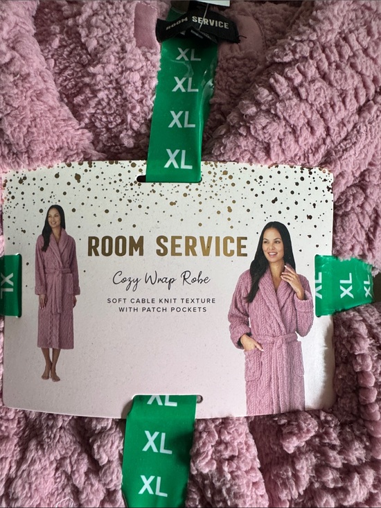 Room Service Other - Room Service Cozy Wrap Robe - Pink